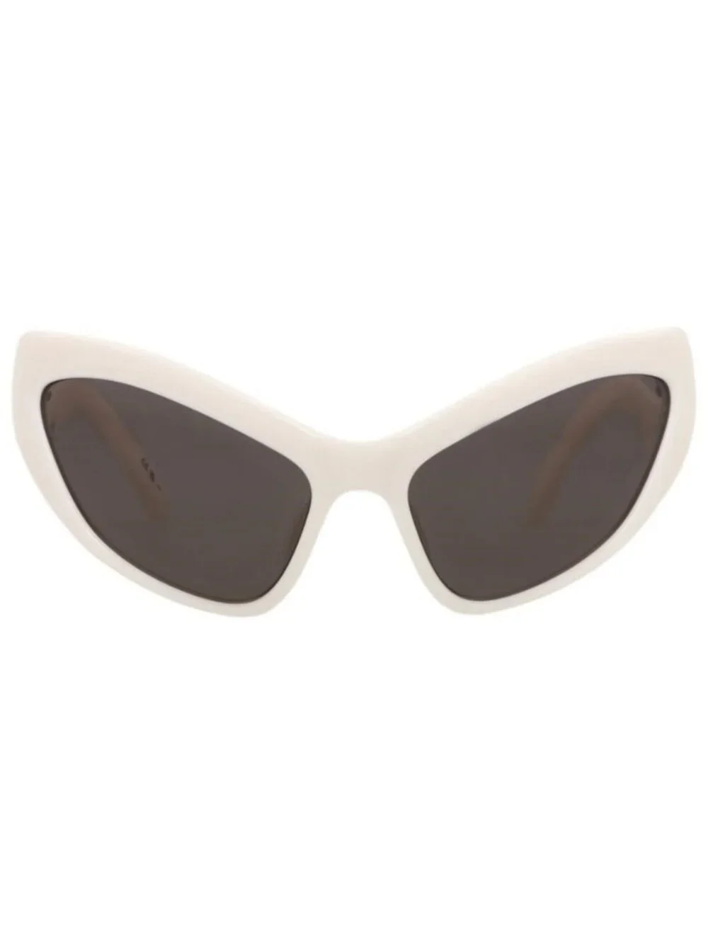 New Balenciaga Womens Cat Eye Ivory Ivory Grey Fashion Designer Sunglasses